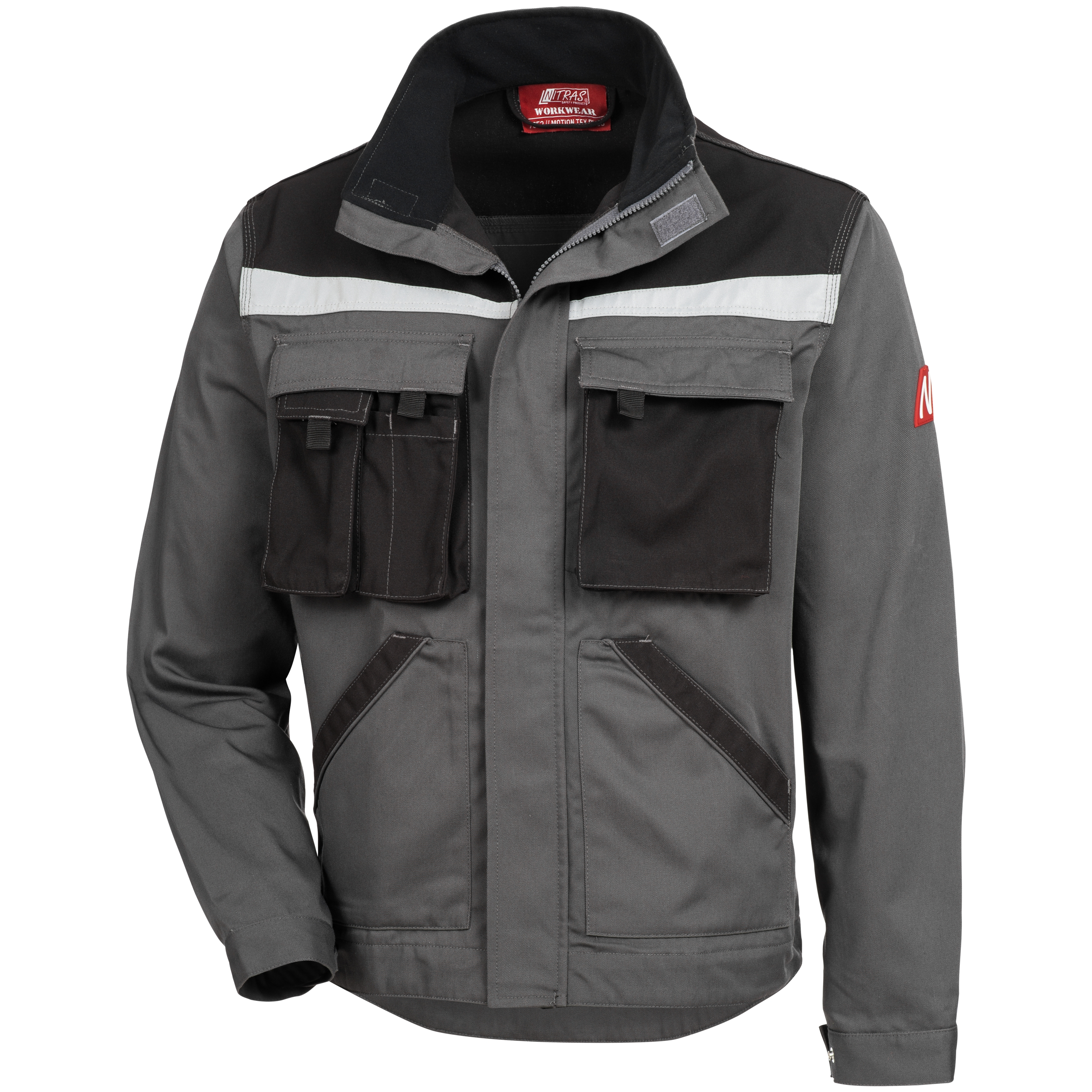 MOTION TEX PLUS Arbeitsjacke in grau MOTION TEX PLUS Arbeitsjacke in grau