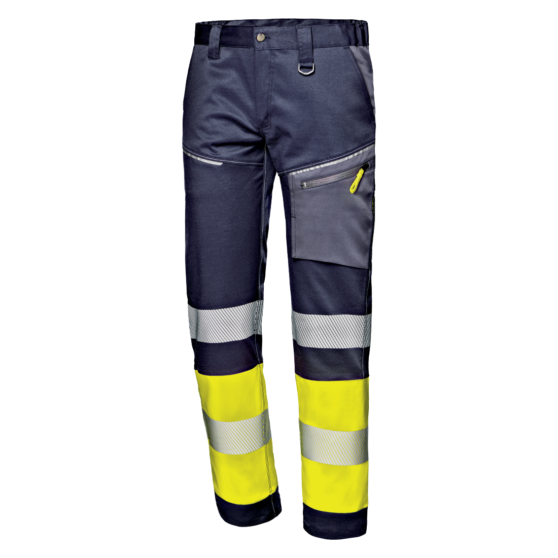 Warnschutzhose CONTRAST in marine/gelb von SIR