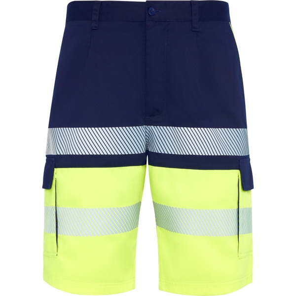 LADA Warnschutz-Shorts in gelb/marine von ROLY WRK