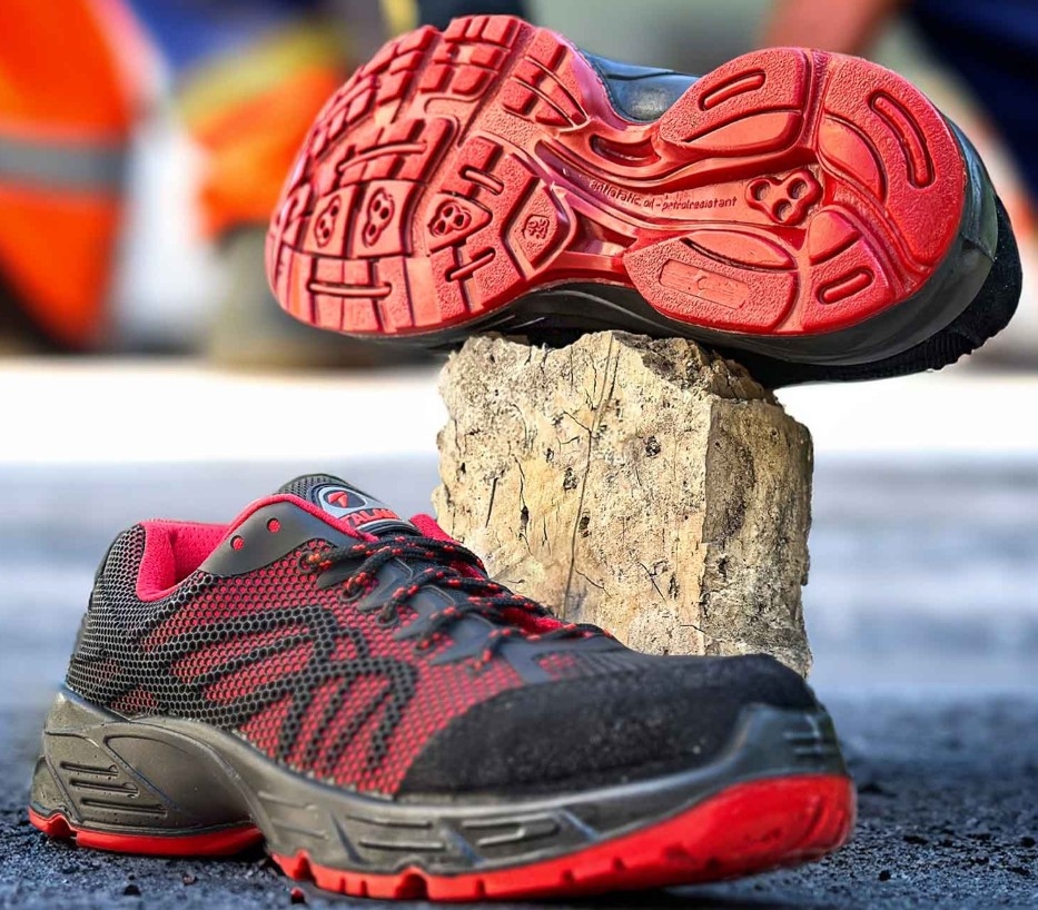 S1P Halbschuhe URBAN GLIDE von Talan in rot