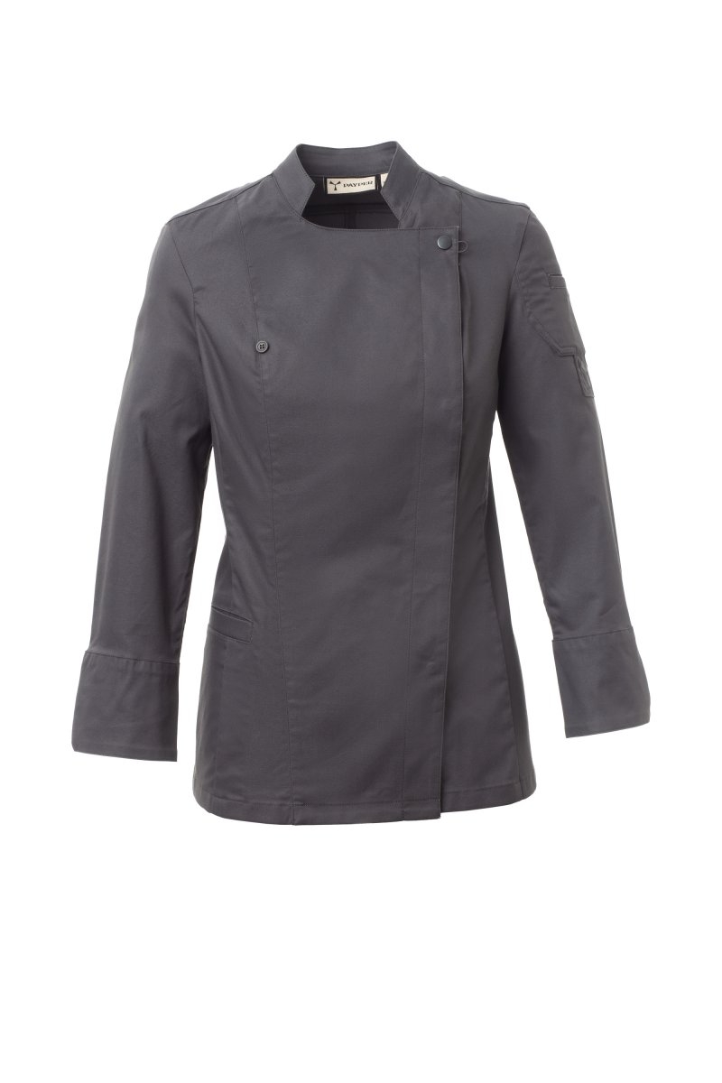 STARRED LADY Kochjacke in grau von PAYPER