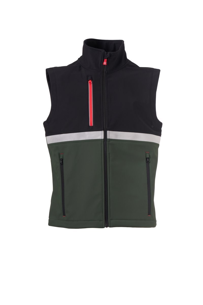 Weste WISE in grün/schwarz von Payper