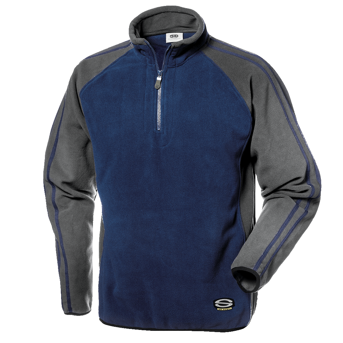 Microfleece Sirflex Jumper in grau/blau Microfleece Sirflex Jumper in grau/blau