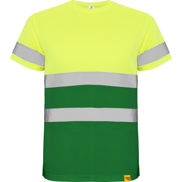 DELTA Warnschutz T-Shirt in gelb/grün von ROLY