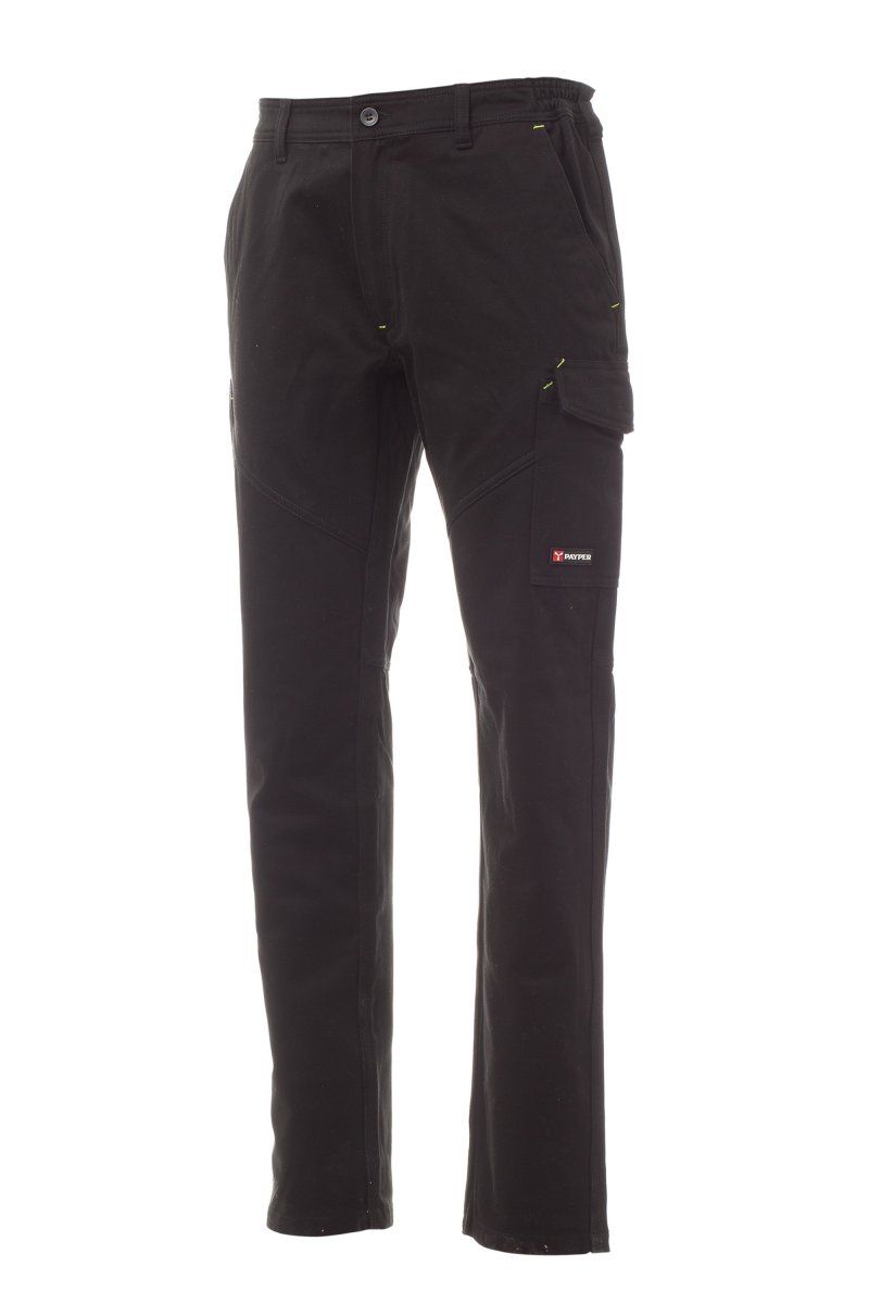Worker Winter Bundhose in satinschwarz