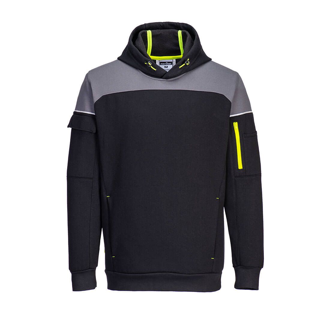 PW3 Hoodie von Portwest in schwarz/grau