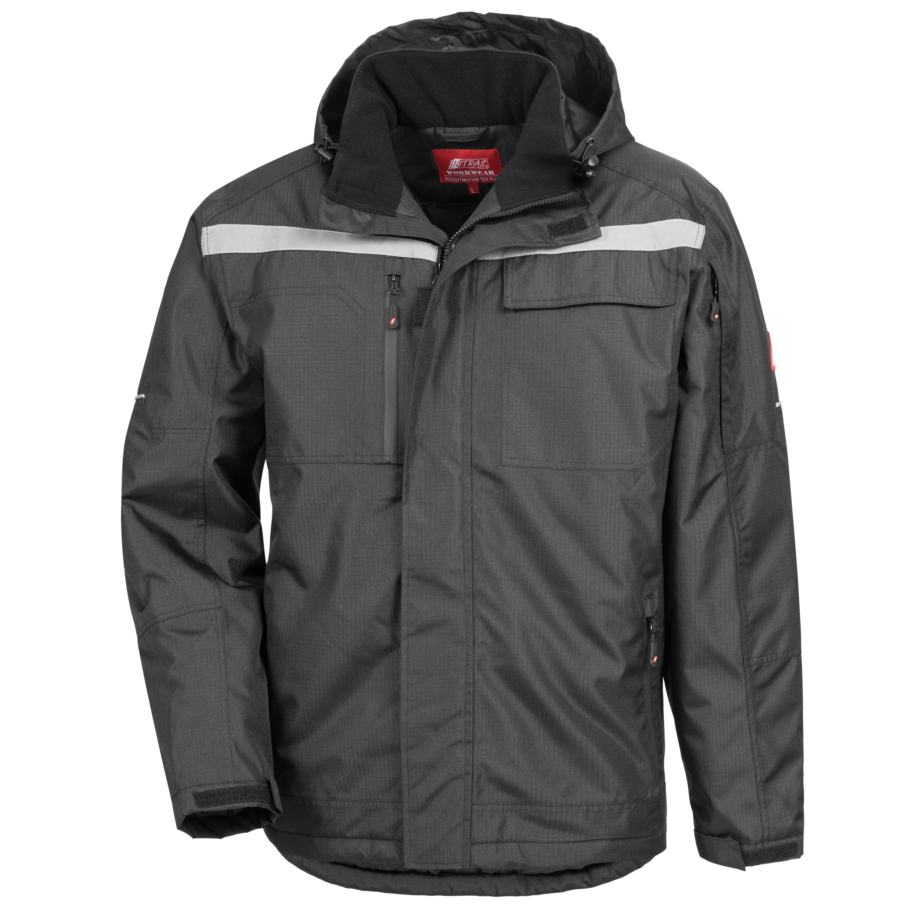 MOTION TEX PLUS Winter-Parka in schwarz