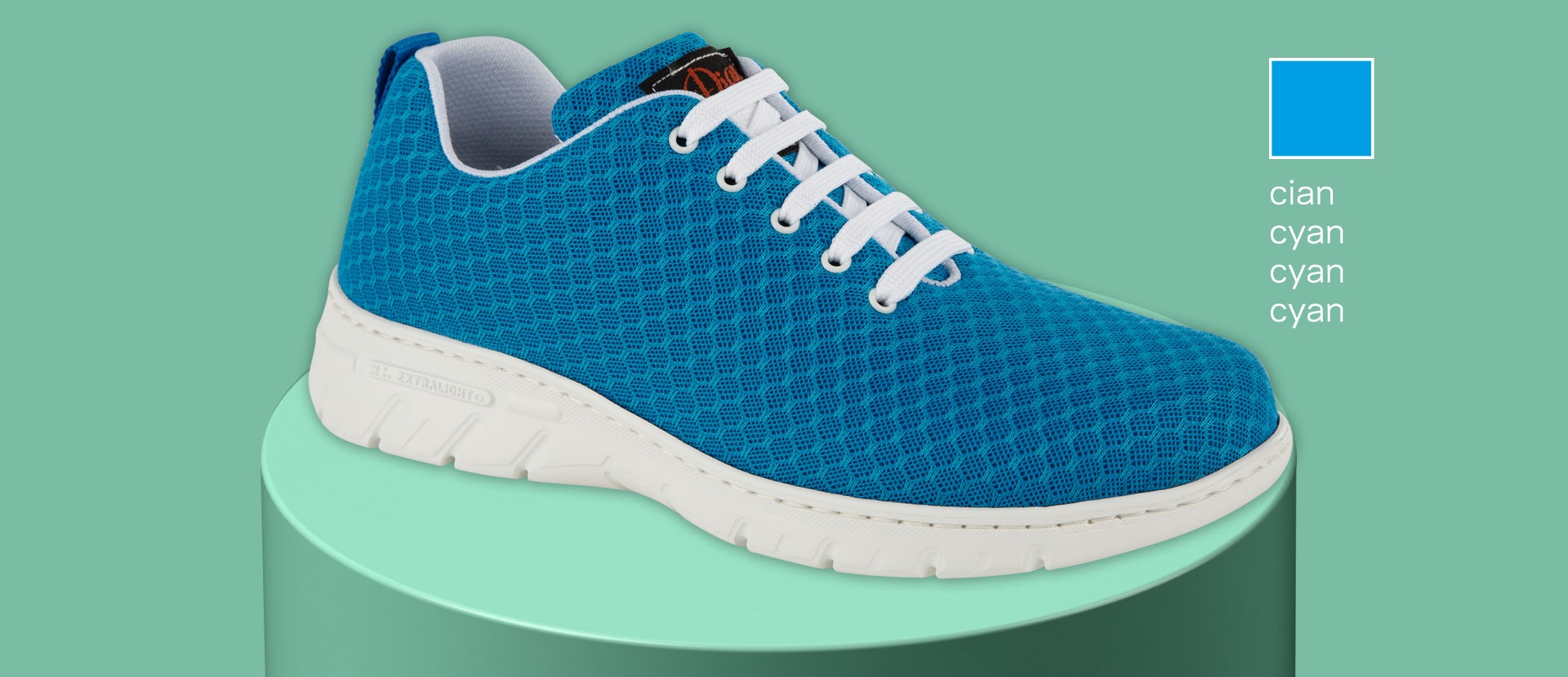 Calpe Sneaker in cyan