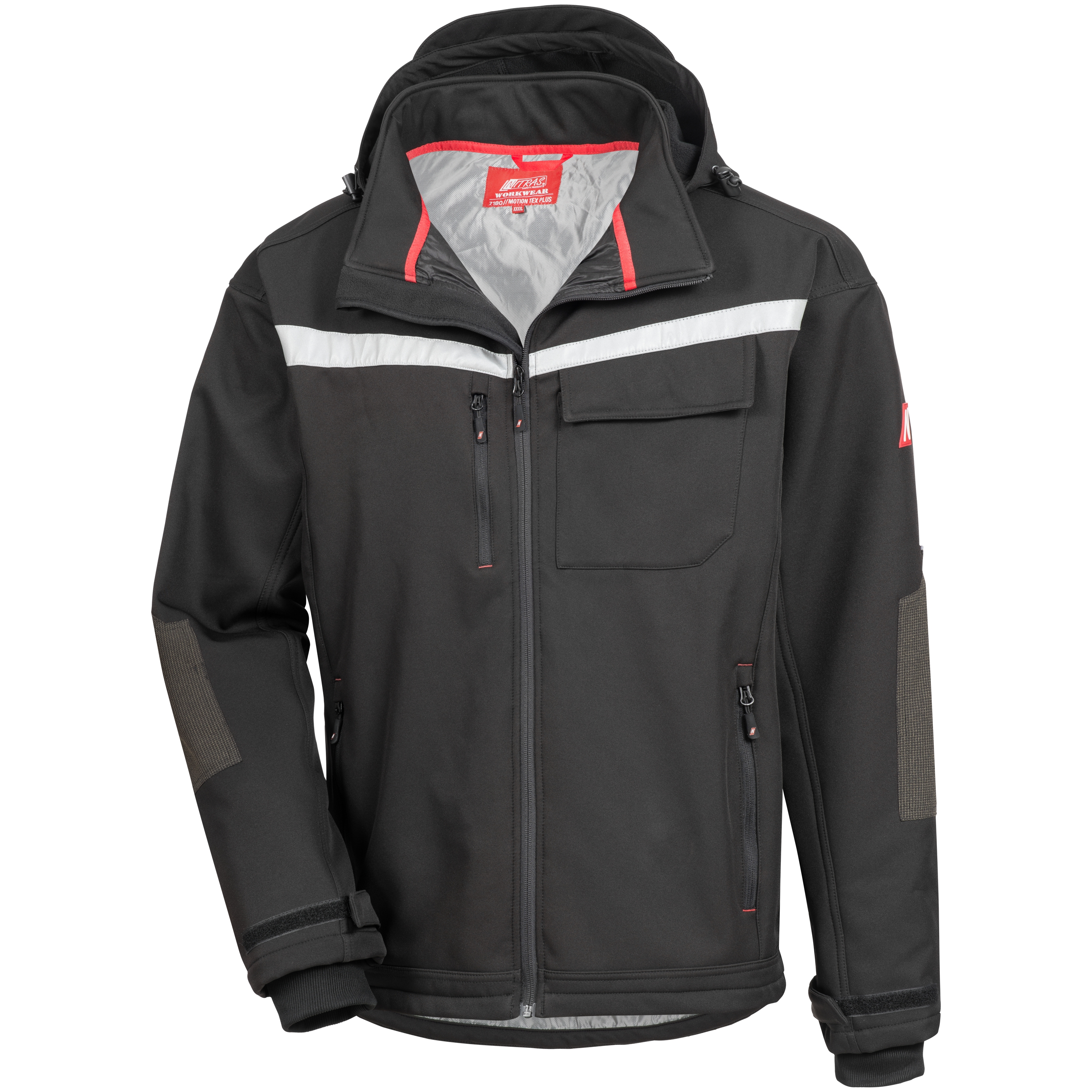 MOTION TEX PLUS Softshelljacke in schwarz