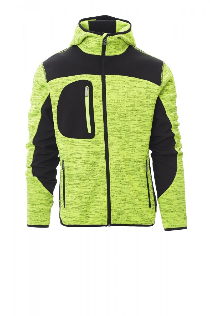 Strickjacke TRIP von Payper in fluogelb