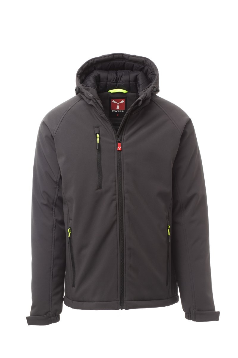 GALE PAD in anthrazit, Wintersoftshell von PAYPER