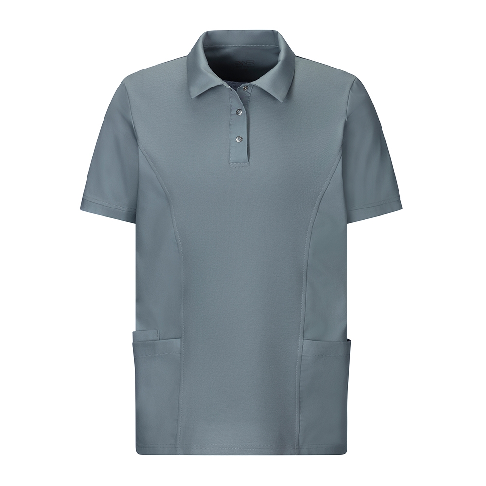 Polo-Kasack in silbergrau von Exner