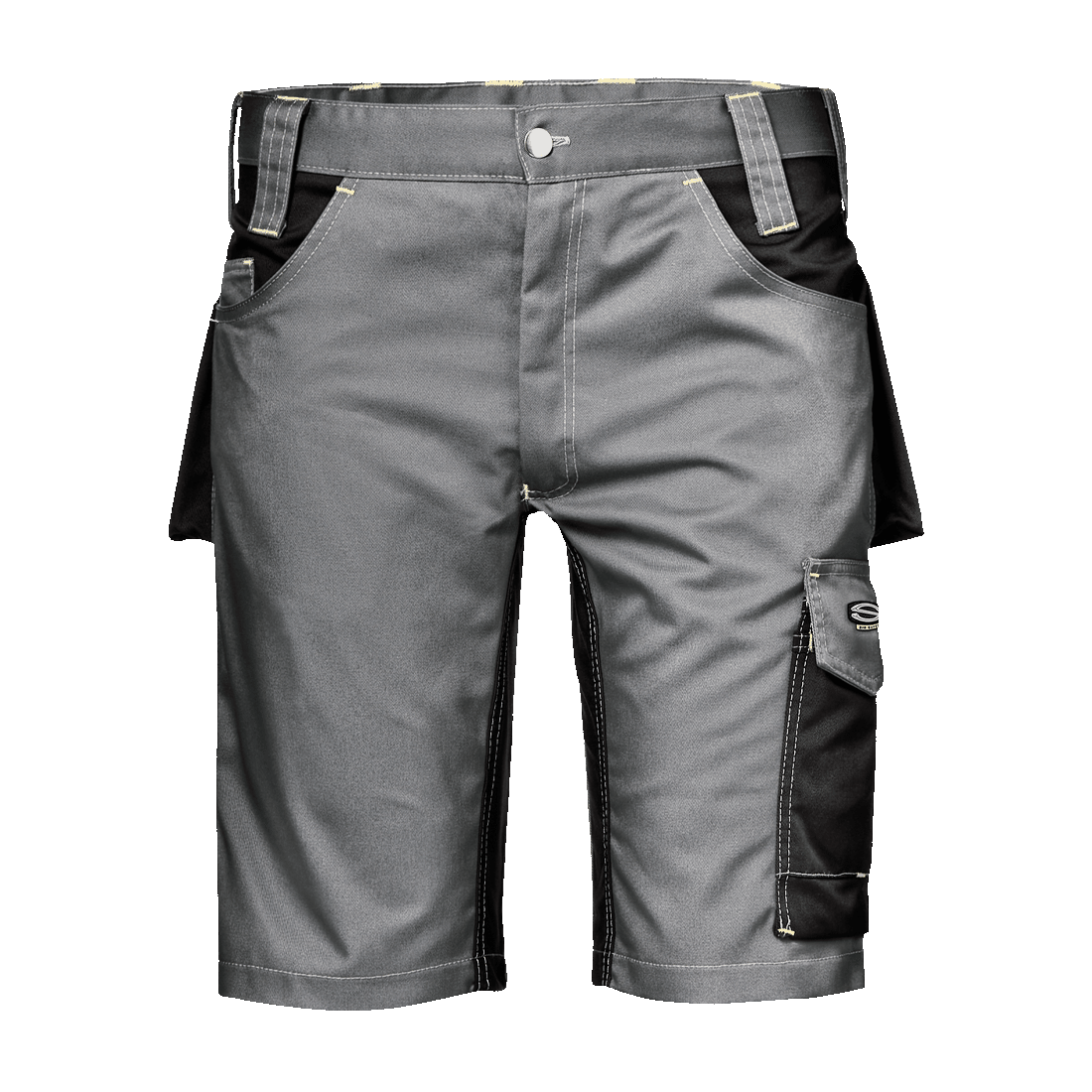 Bermuda Shorts FUSION in grau/schwarz