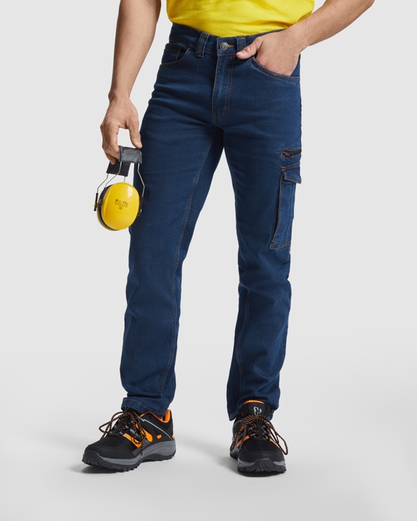 RAPTOR - Work Denim Hose in blau