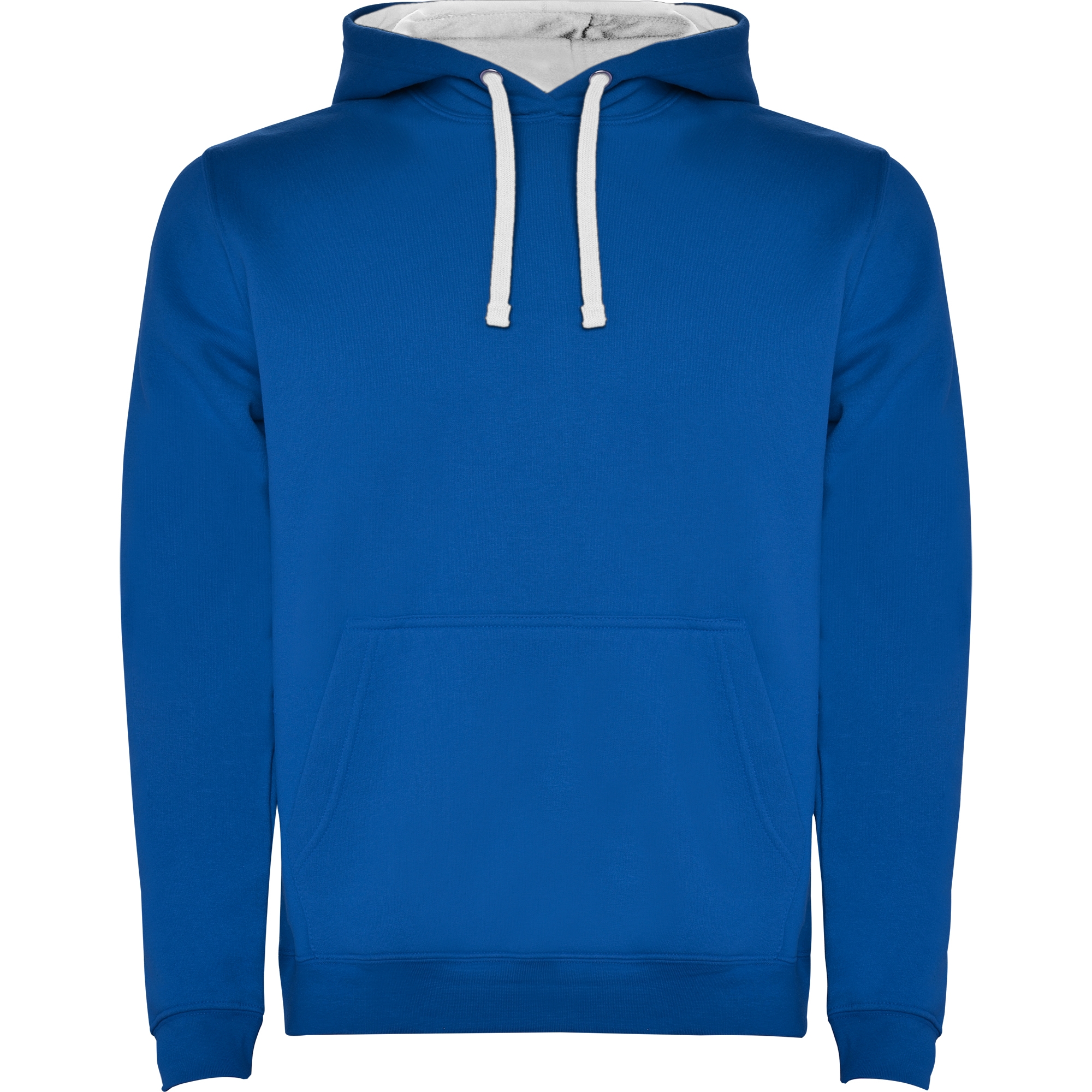 Hoodie URBAN von ROLY in royalblau und weiß