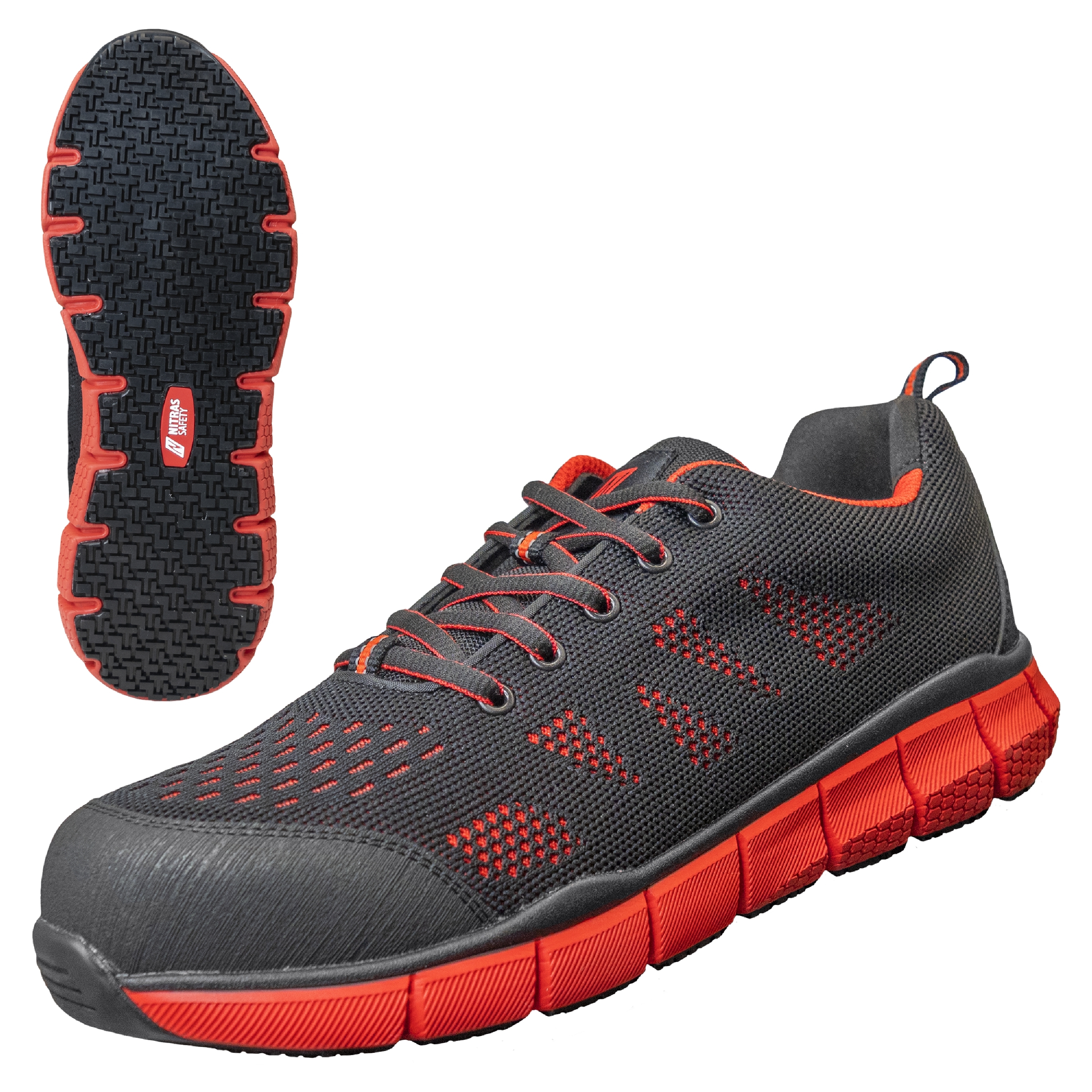 Sonic Step S1P Halbschuh mit roter Laufsohle Sonic Step S1P Halbschuh mit roter Laufsohle