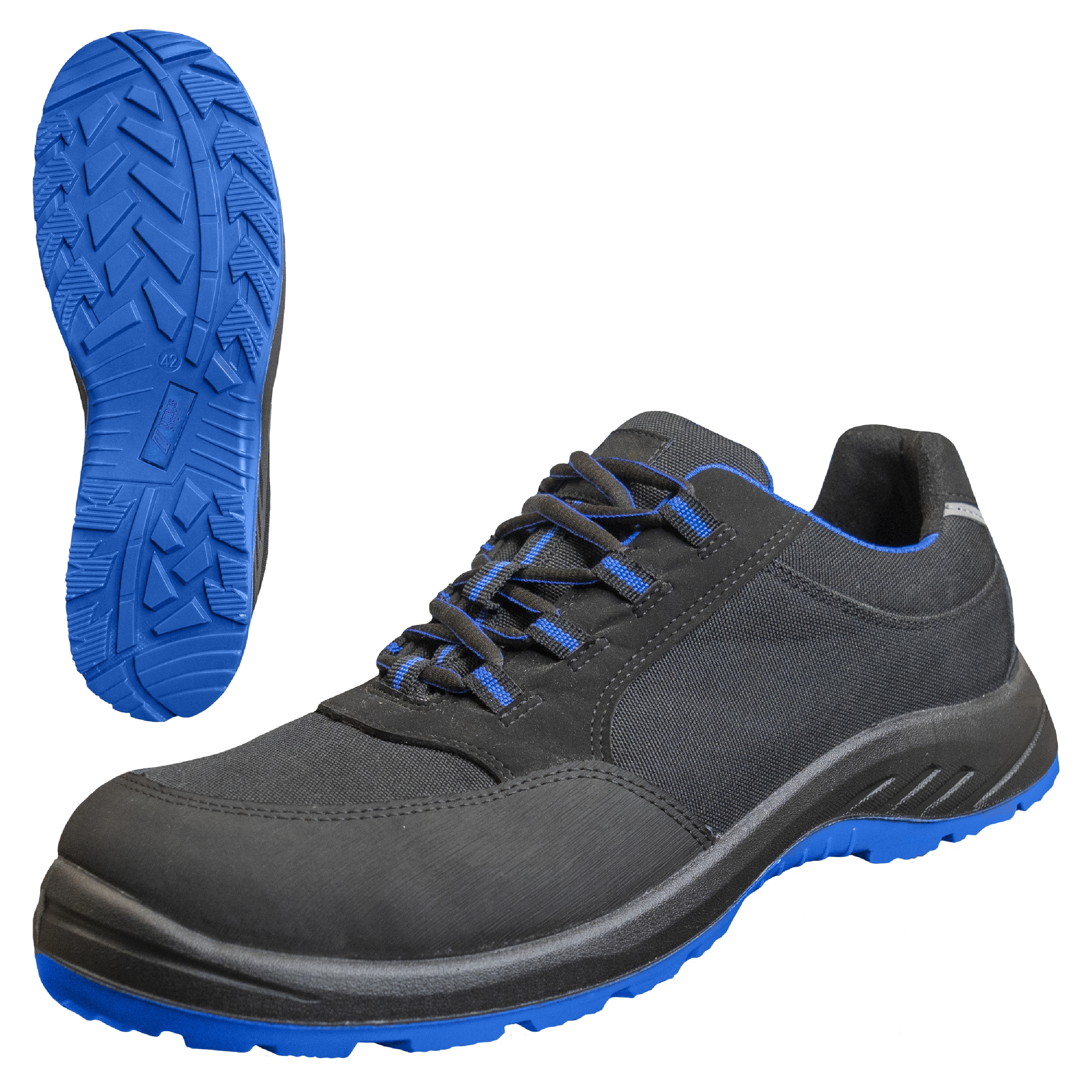 Nitras SOLID STEP S3 S Halbschuhe mit blauer Sohle Nitras SOLID STEP S3 S Halbschuhe mit blauer Sohle
