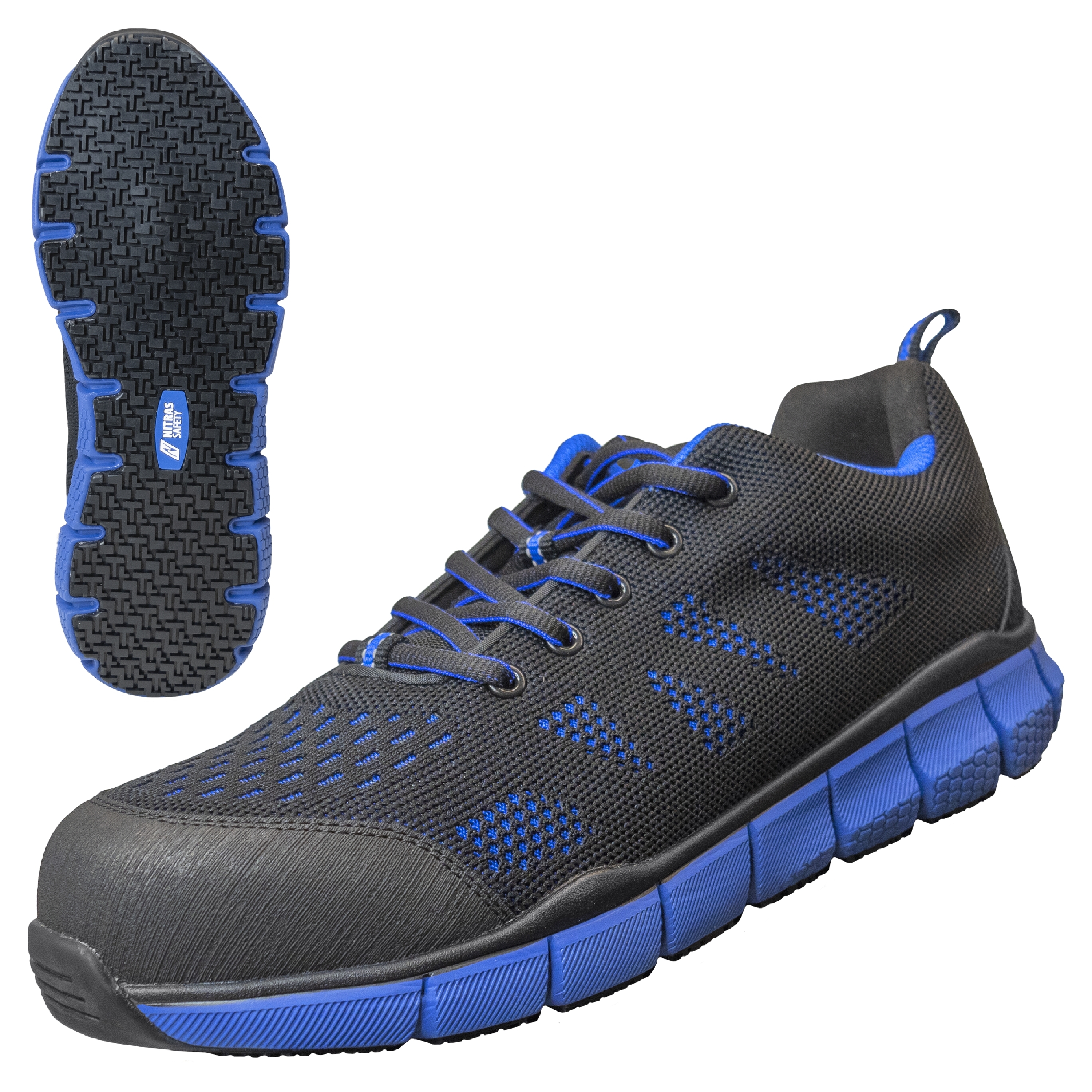 Sonic Step S1P Halbschuh mit blauer Laufsohle Sonic Step S1P Halbschuh mit blauer Laufsohle
