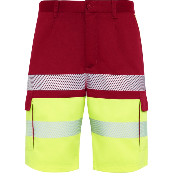 LADA Warnschutz-Shorts in gelb/rot von ROLY WRK