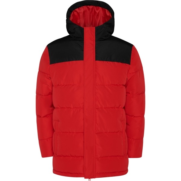 TALLIN - Parka in rot/schwarz