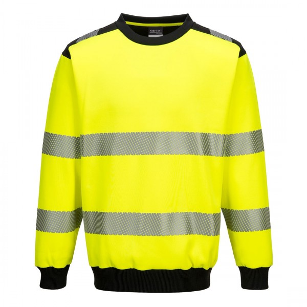 Warnschutz-Sweater in gelb