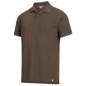 Premium-Polo Shirt NITRAS in kastanienbraun