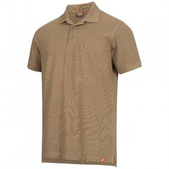 Premium-Polo Shirt NITRAS in khaki